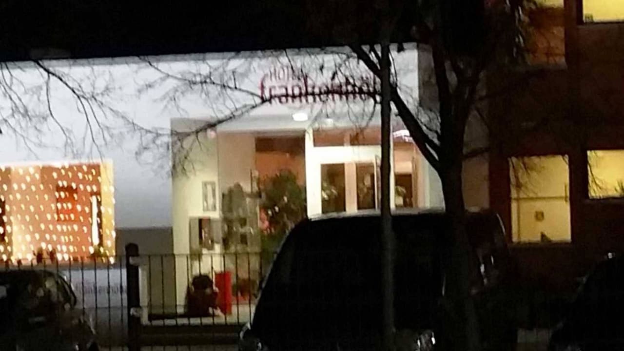 Haupteingang zum Hotel 24Std. geöffnet Hotel Frankenhöhe