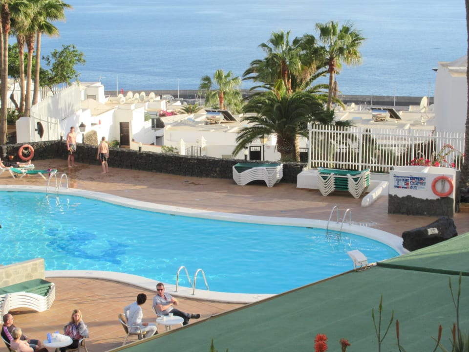 Blick von unserem Balkon Hotel THB Flora