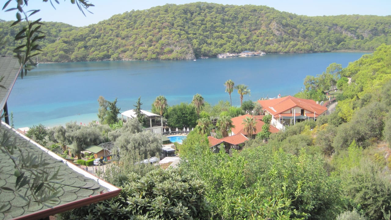 Blick vom Balkon Hotel Meri