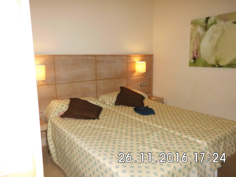 Konnten wir sehr gut drauf schlafen Kn Arenas del Mar Hotel