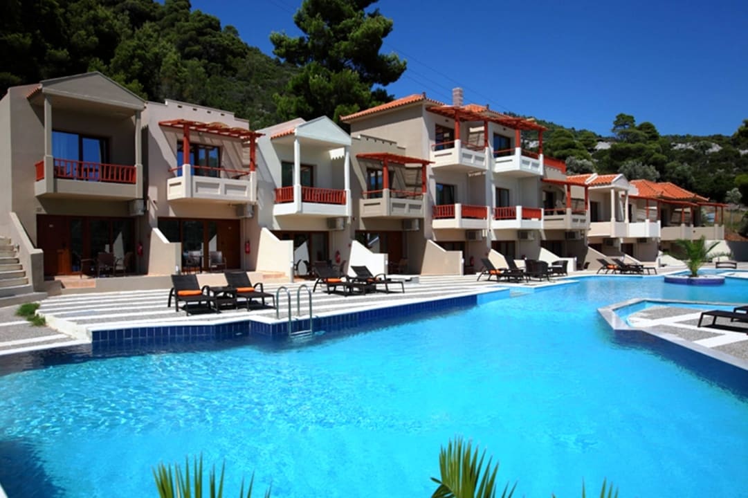 Skopelos island - Blue Green Bay - Facade & Pool Blue Green Bay