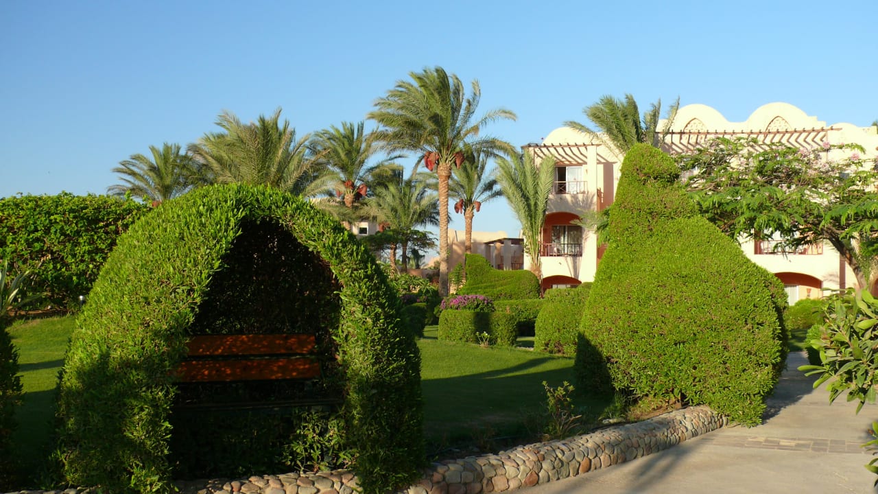 Hüsche geschützte Sitzgelegenheit Iberotel Makadi Beach