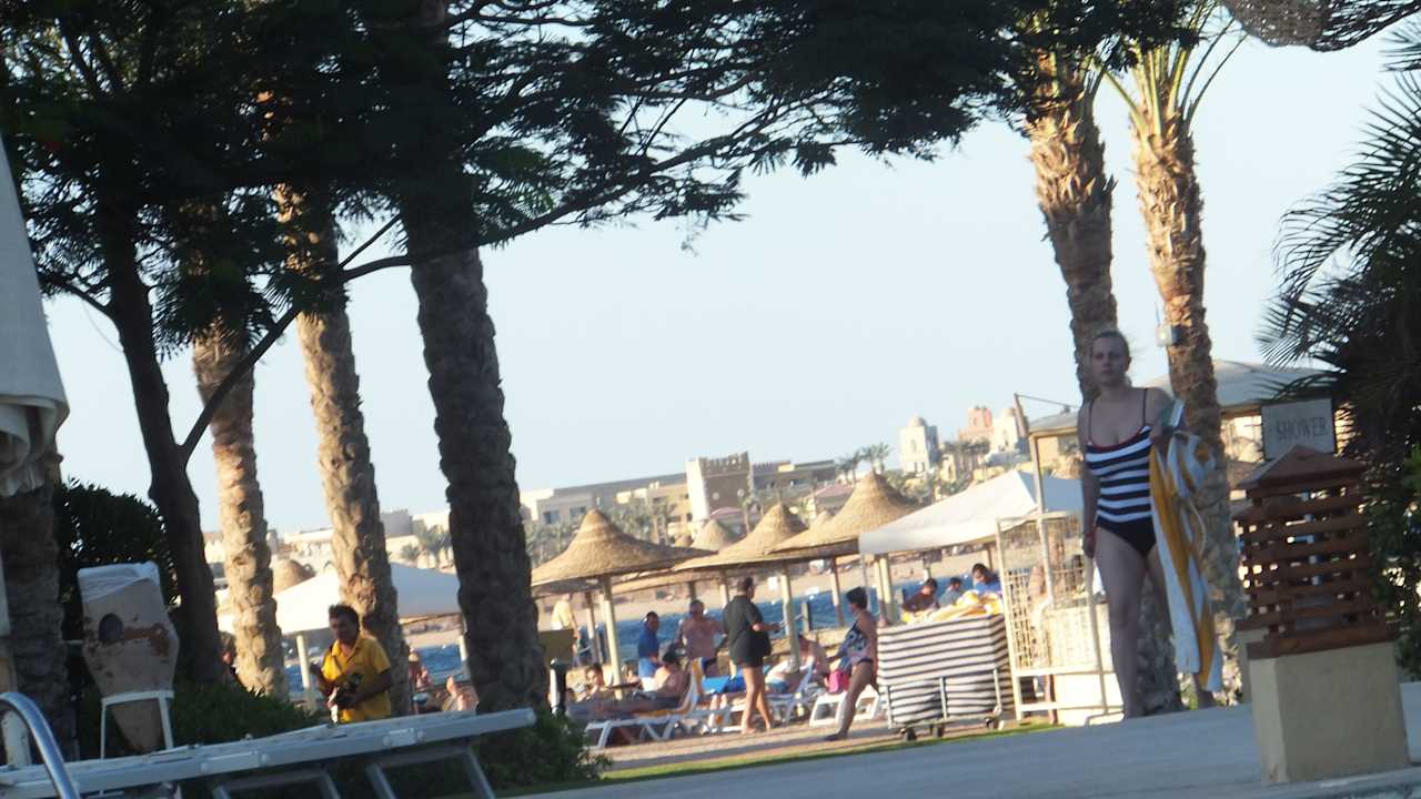 Blick Richtung Strand  Stella Beach Resort & Spa Makadi Bay