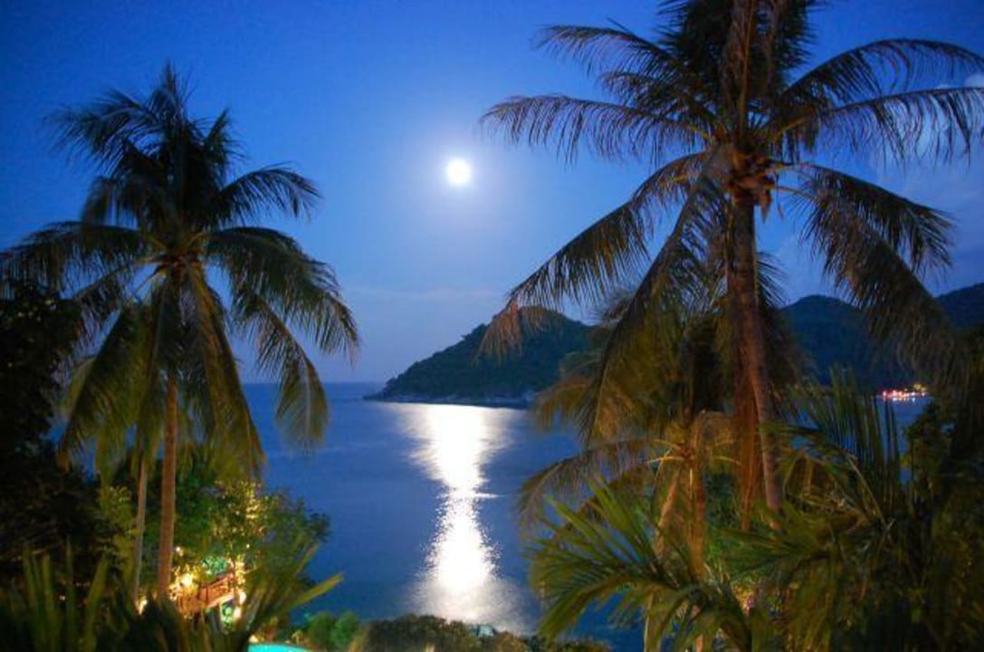 Vollmond über dem Panviman Panviman Resort Koh Phangan
