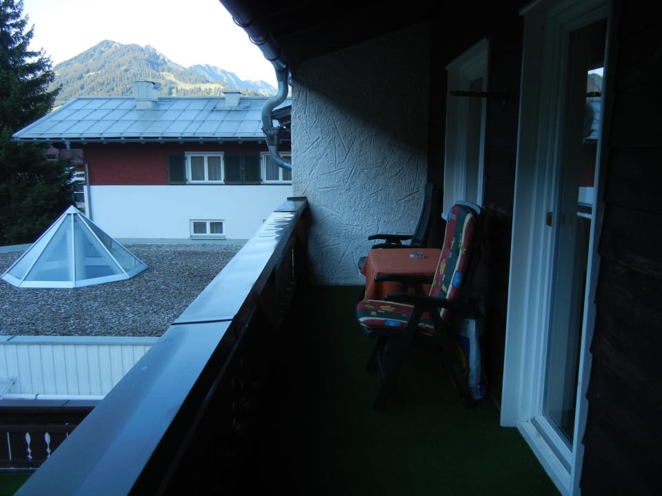 Gemeinschaftsbalkon Hotel Garni Fels