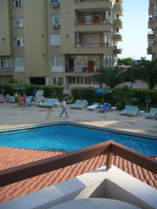 Ausblick aus dem Zimmer vom balkon aus Grand Atilla Hotel