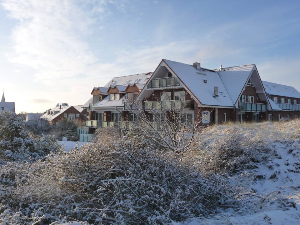 Außenansicht Winter Hotel Pabst