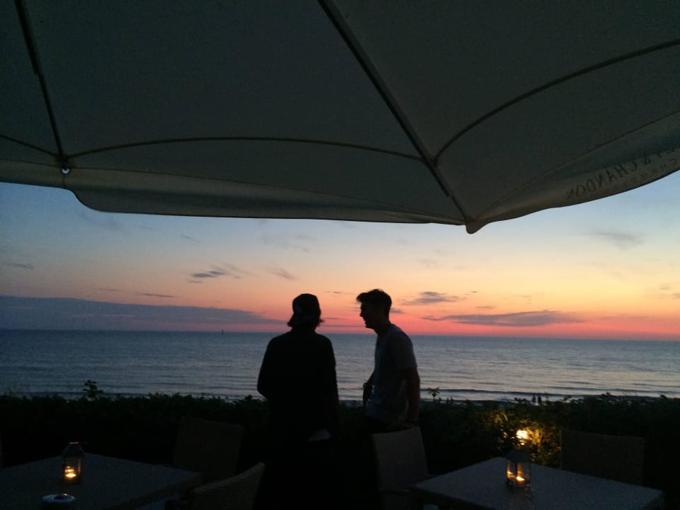 Sonnenuntergang Hotel Miramar