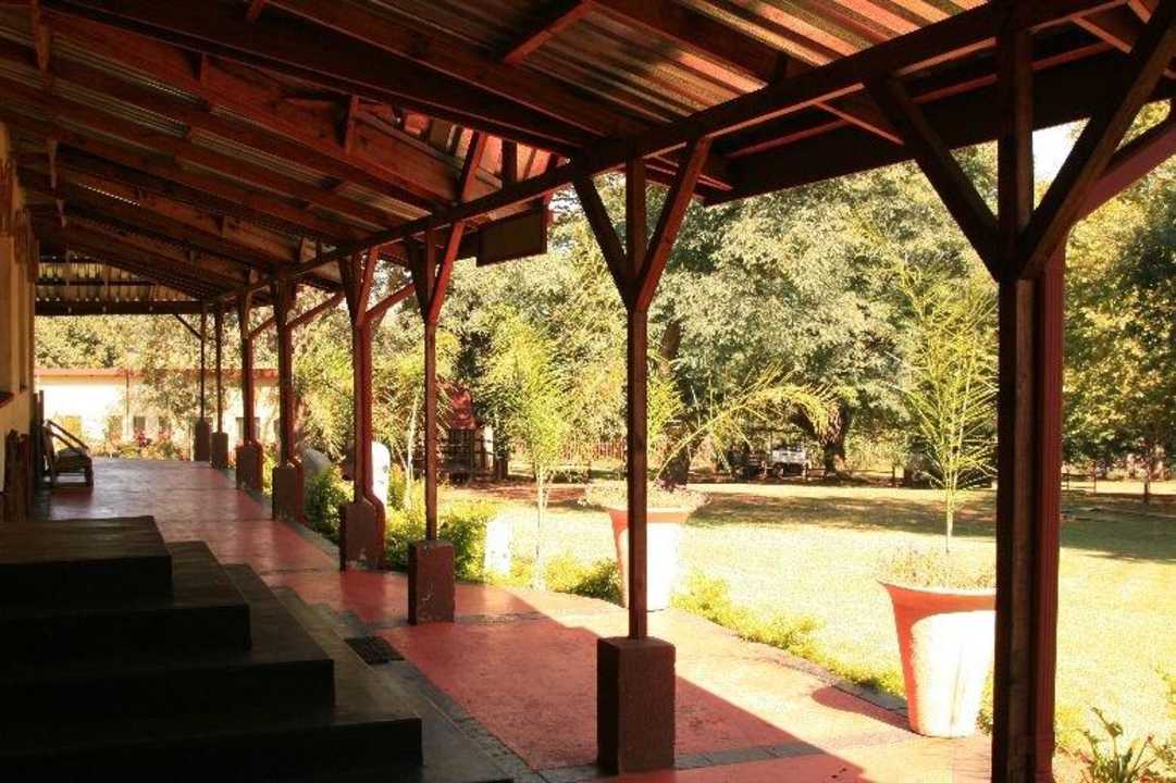 Blick von der Terrasse des Haupthauses Jock-Sabie Lodge