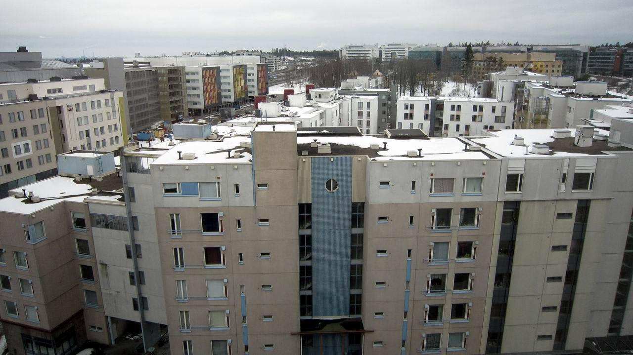 View from Deluxe room #830 Hotel GLO Espoo Sello