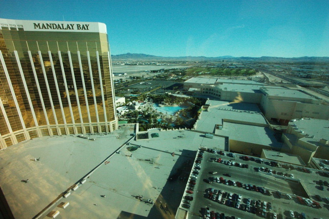 Blick aus dem 32. Stock Delano Las Vegas at Mandalay Bay
