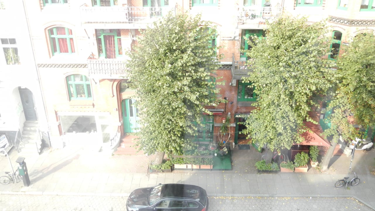 Blick aus Fenster Hotel Hansehof