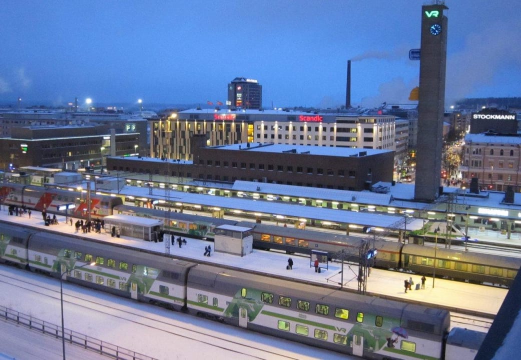 View from Family superior plus #712 Hotel Scandic Tampere Station