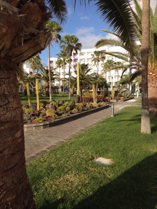 Blick zum Hauptgebäude Hotel Riu Gran Canaria