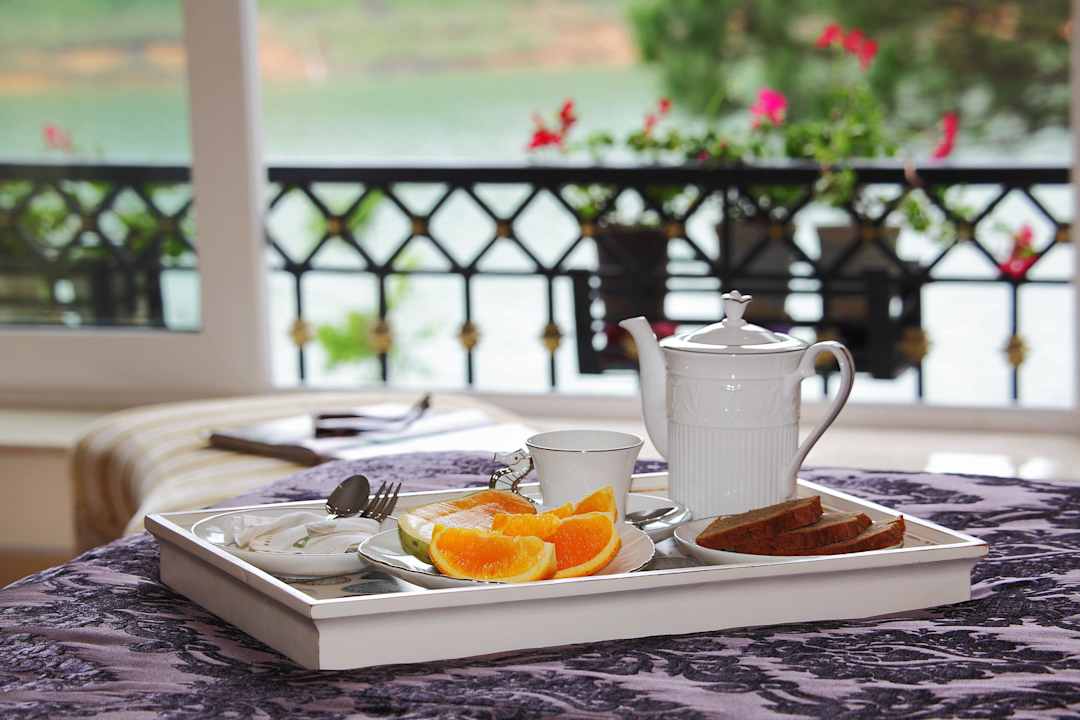 Breakfast in bed  Binh An Village Resort