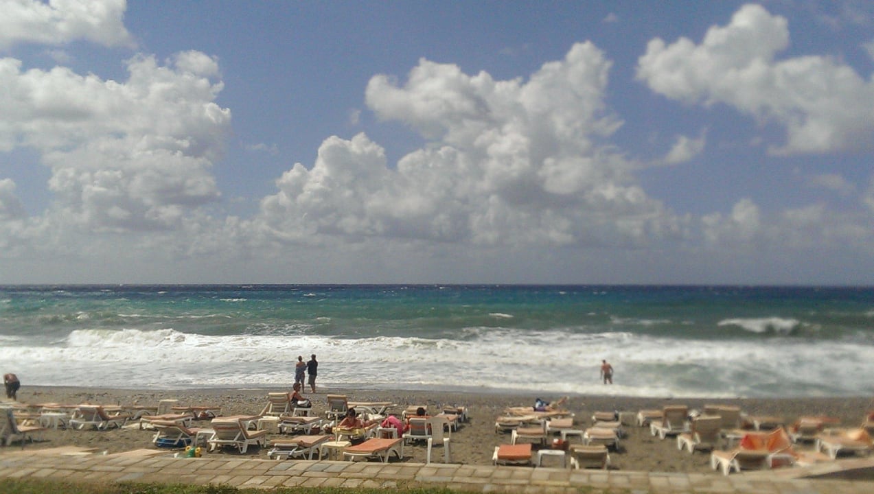 Супер красивая панорама пляжа Prestige Alanya