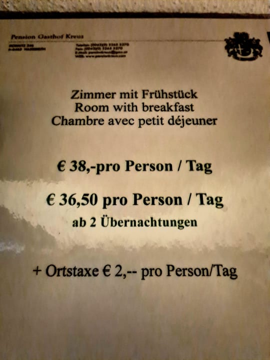 Sonstiges Pension Gasthof Kreuz