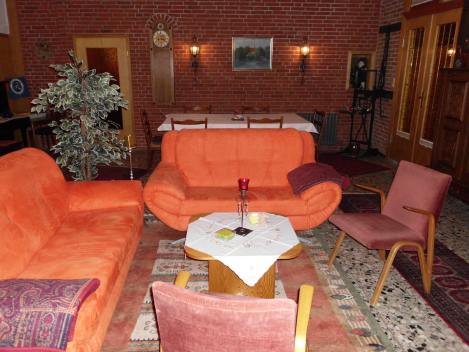 Der gemütliche Aufenthaltsraum Pension Landhaus Arp