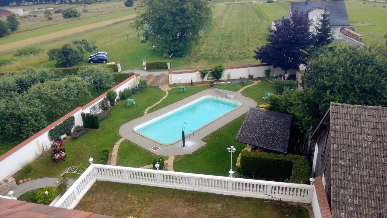 Ausblick vom 3. Stock beim Krutzler Genussgasthof & Hotel