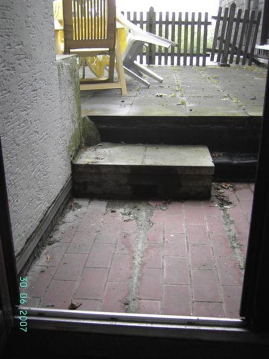 Blick auf Terrasse v Apt.3 Hotel Astenstübchen