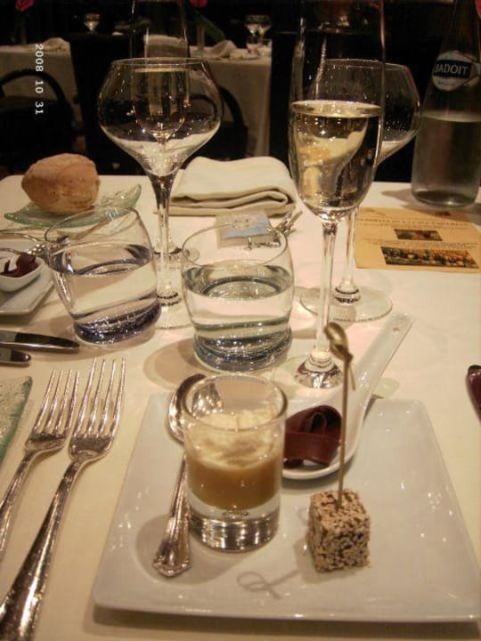 Gruß aus der Küche Hostellerie du Rosenmeer