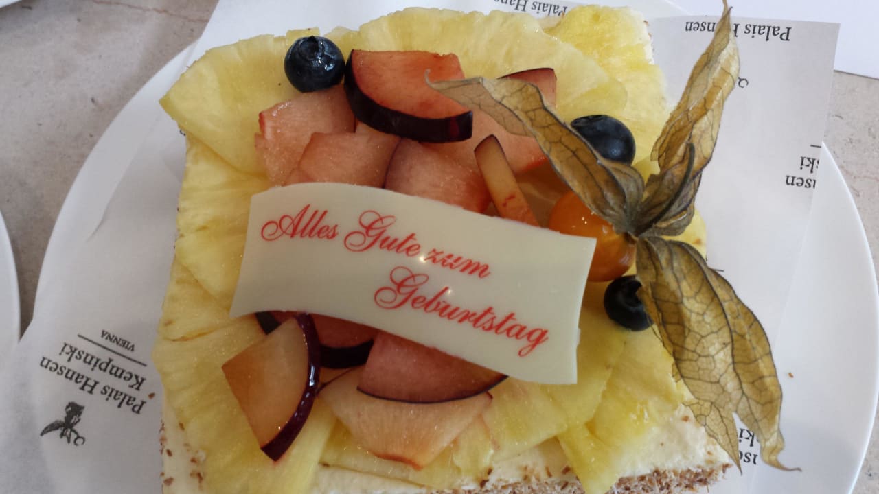 Geburtstagsüberraschung Anantara Palais Hansen Vienna Hotel