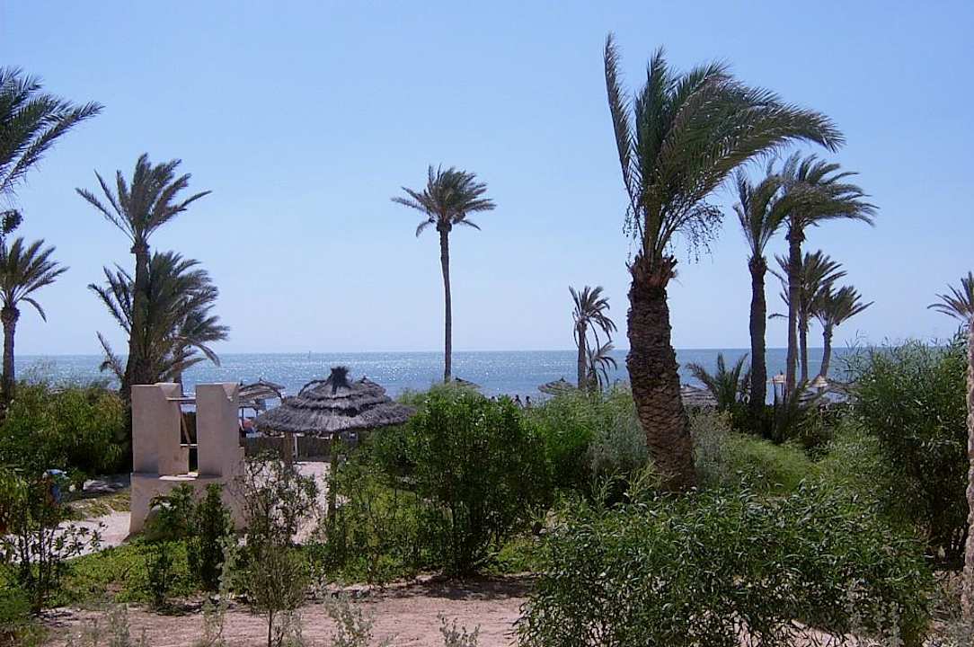 Zugang zum Strand Djerba Castille