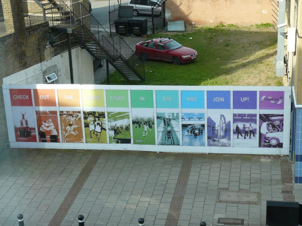 Ausblick Zimmer ibis Styles London Excel