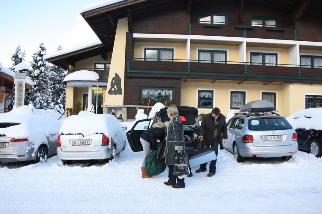 Ankunft Familien- & Wanderhotel Erika