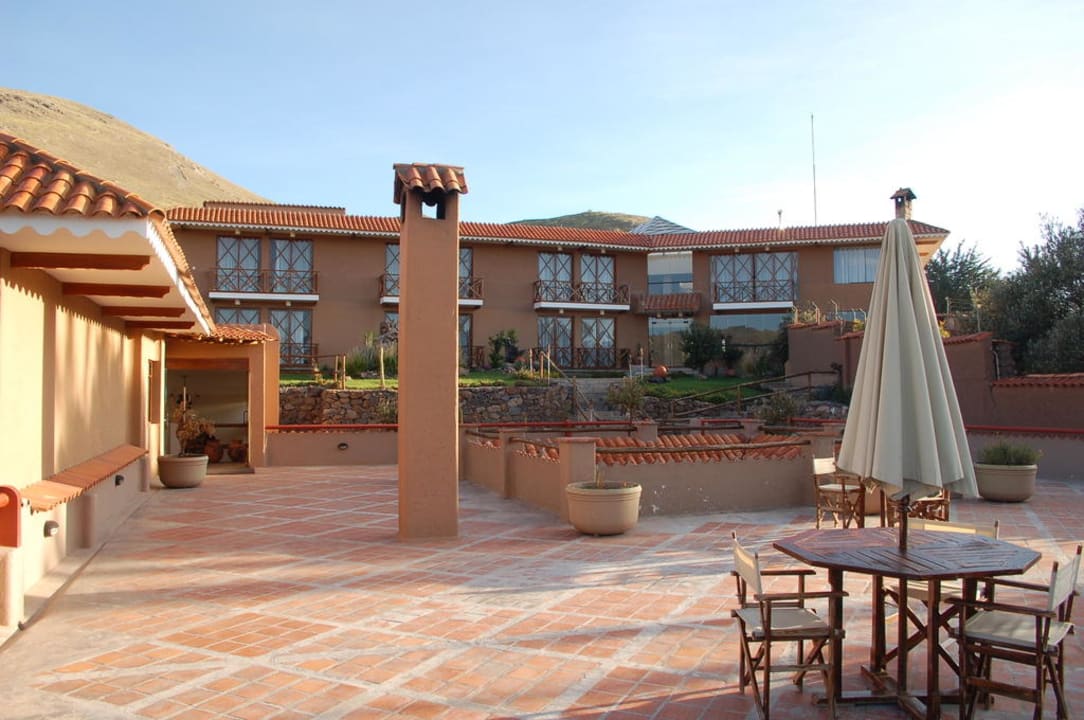 Hotelterrasse Hotel Casa Andina Private Collection Puno