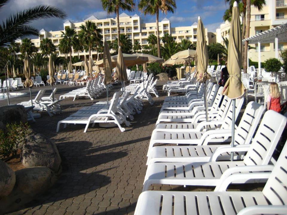 Noch ist alles ruhig und leer! Hotel Riu Gran Canaria