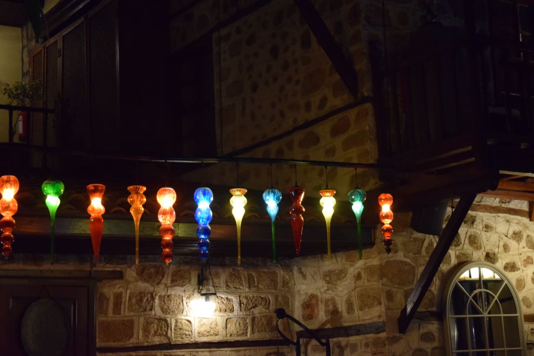 Außenbereich des Restaurants Alp Pasa Hotel - Special Class