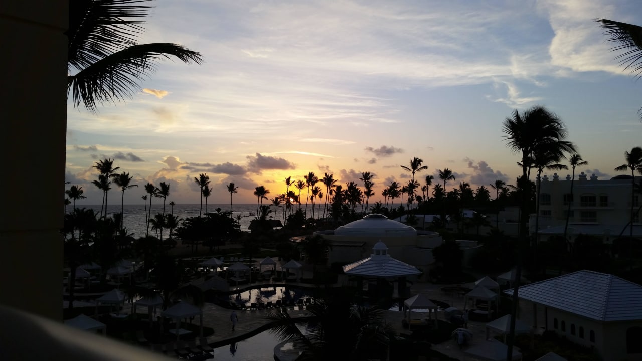 Morgendlicher Ausblick vom Zimmer JOIA Bávaro by Iberostar