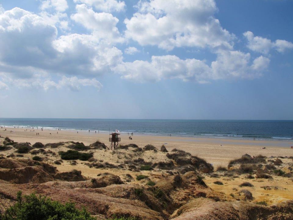 Strandausblick links Hipotels Playa la Barrosa