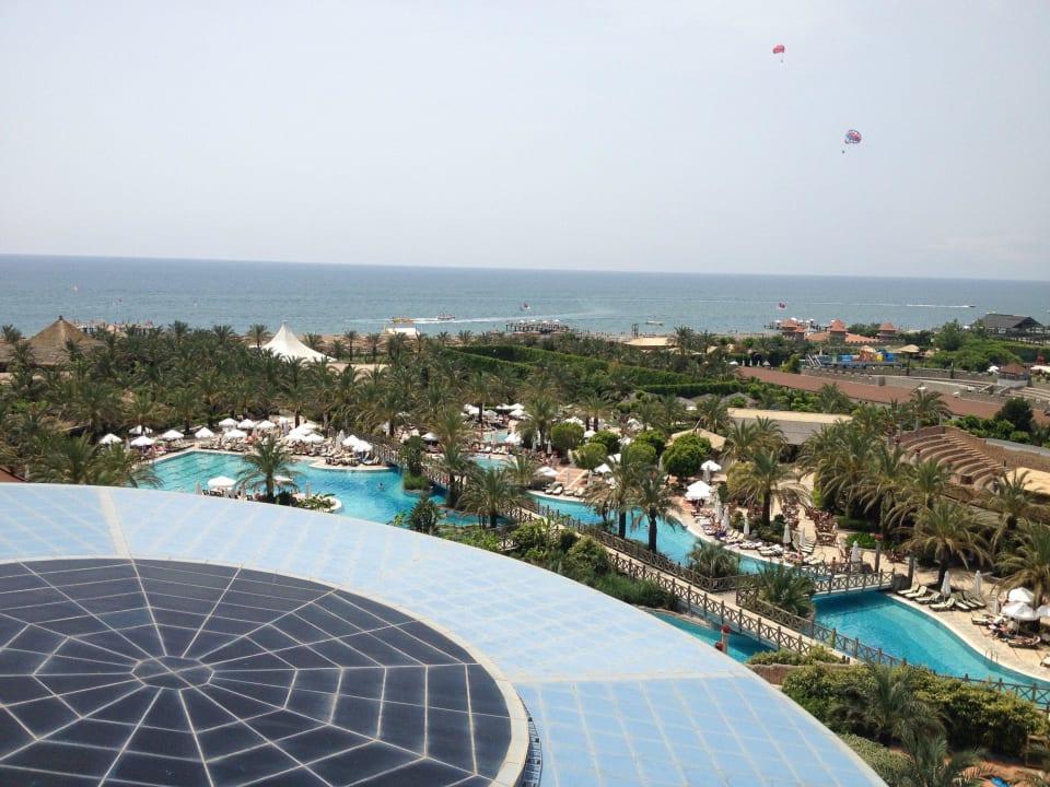 Ausblick vom Balkon Royal Wings Hotel