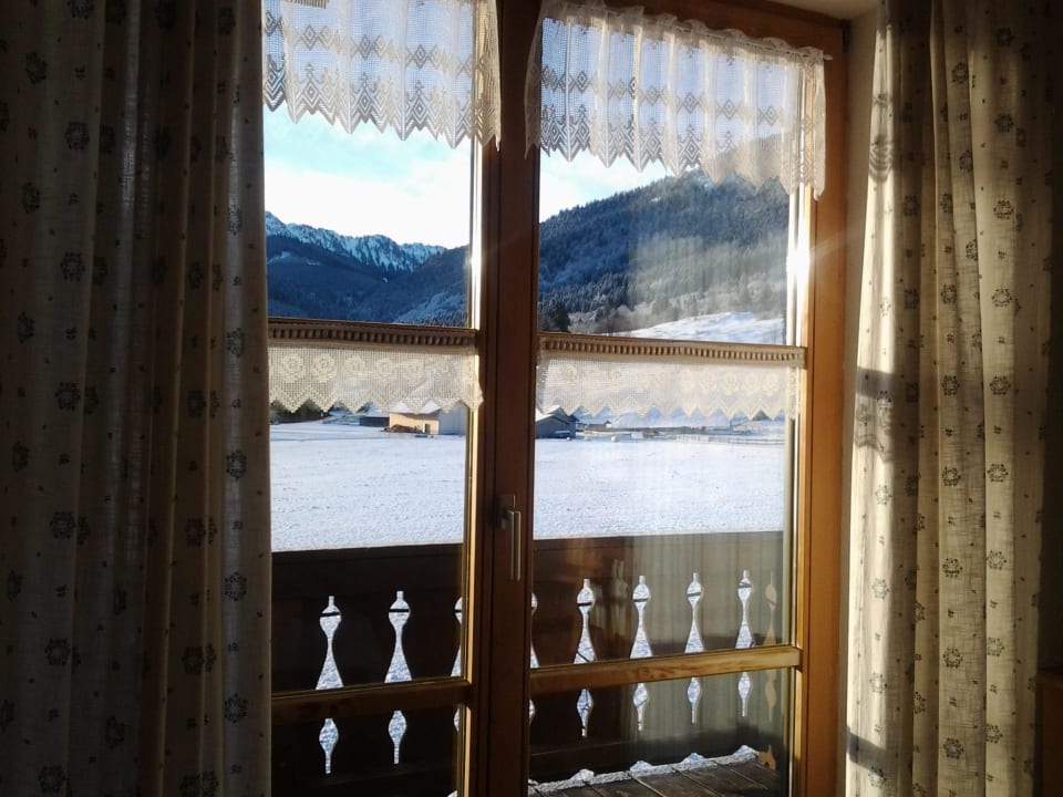 Ausblick vom Schlafzimmer  Bauernhof Buchwieser