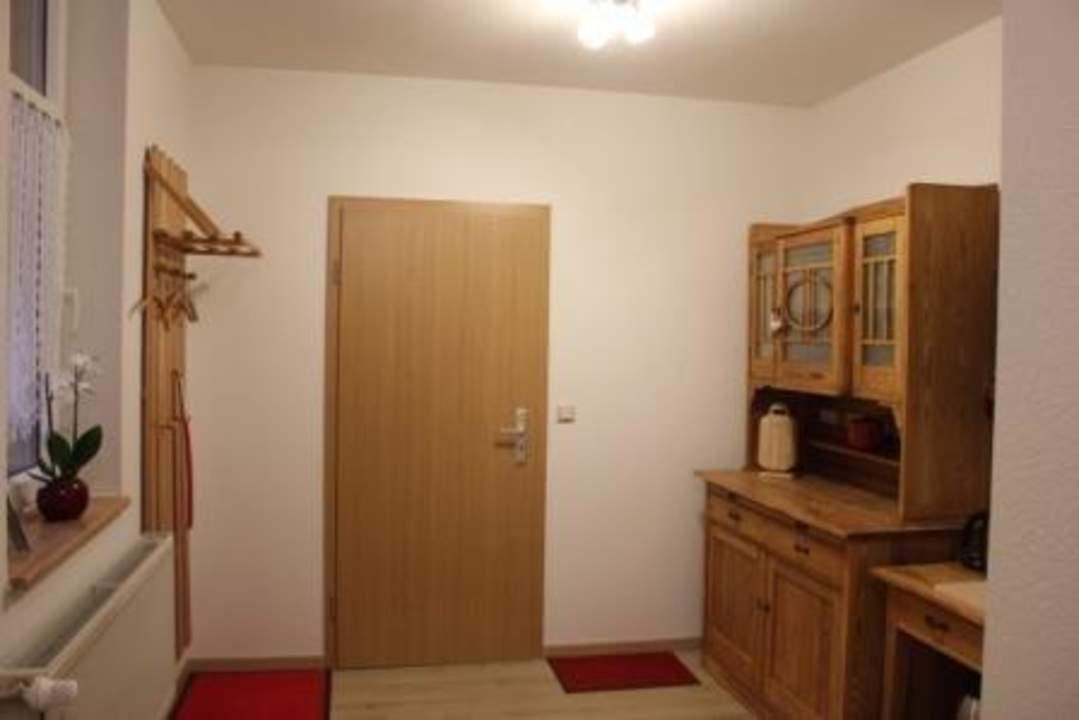 Kü mit Ausgang und Garderobe Fewo 1 Ferienwohnungen Altstadtnest