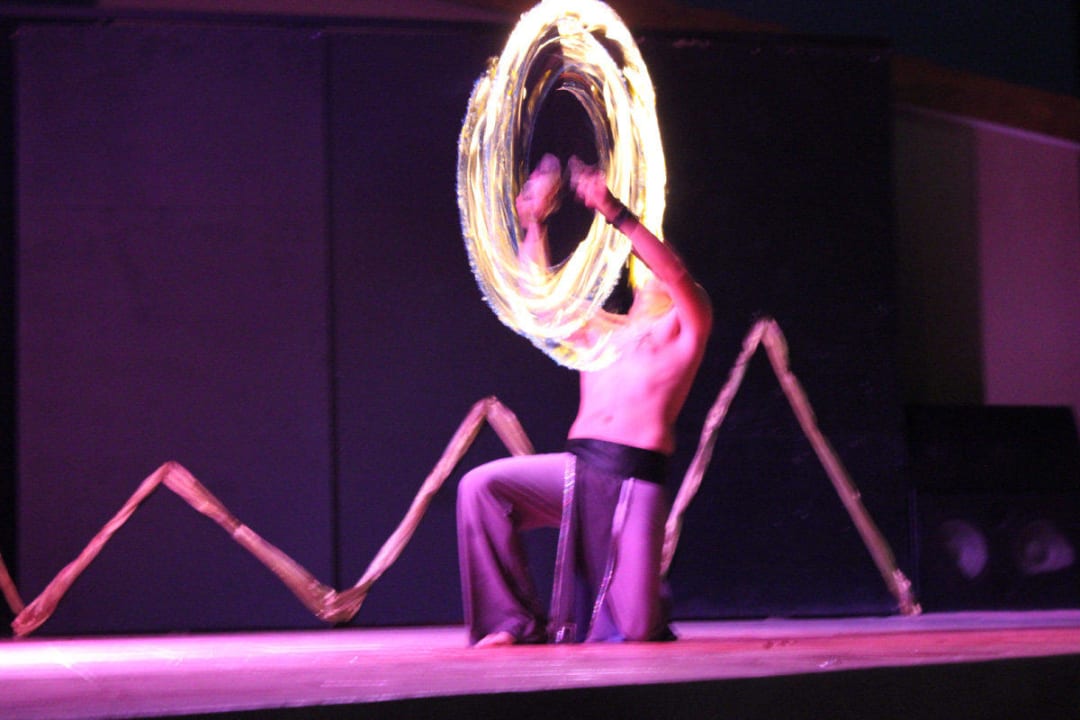 Fire show Akka Alinda Hotel