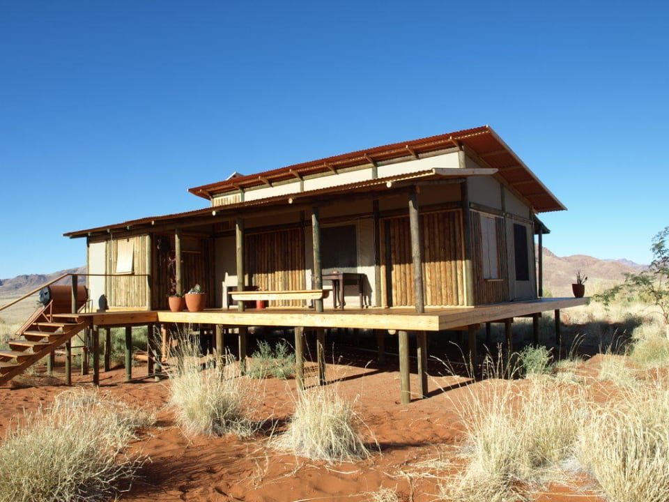 Bungalow Außenansicht Wolwedans Dunes Lodge