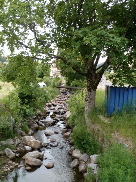 Bach hinter dem Hotel Naturparkhotel Grüner Baum