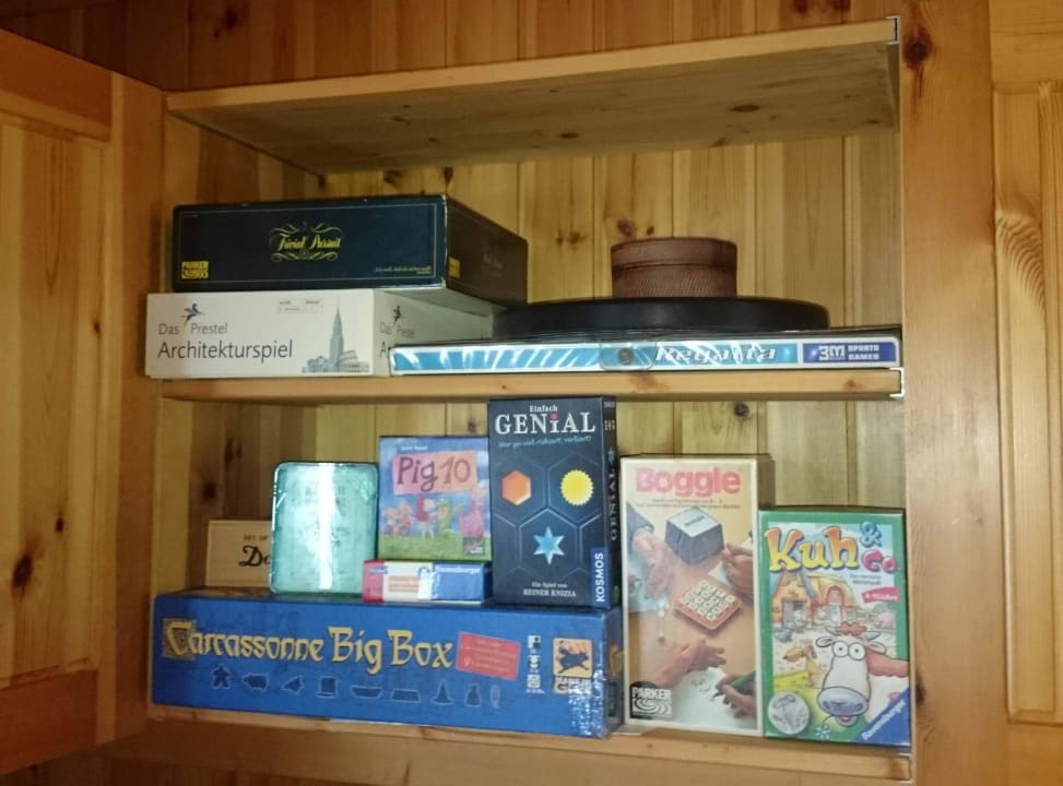 Viele Gesellschaftsspiele für Jung und Alt Ferienwohnung Jonathan Parterre