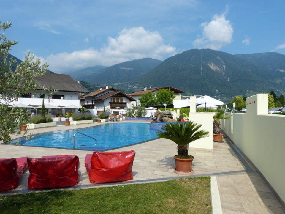 Die Poollandschaft Schlosshof Charme Style Hotel Resort