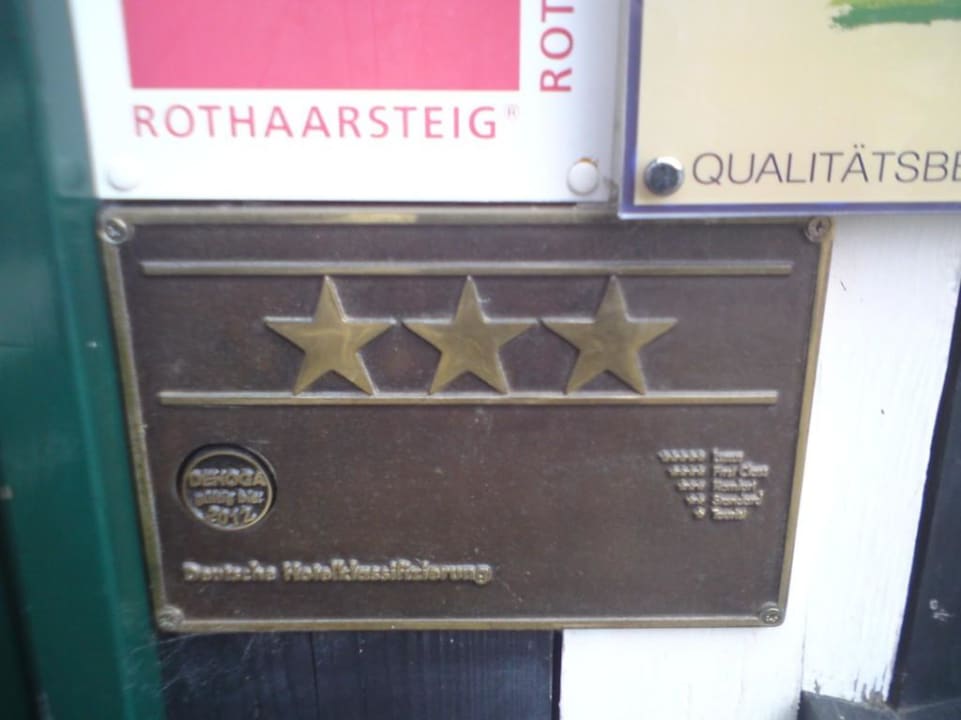 An der Eingangstür Boutique-Hotel Weigels Bergfreiheit