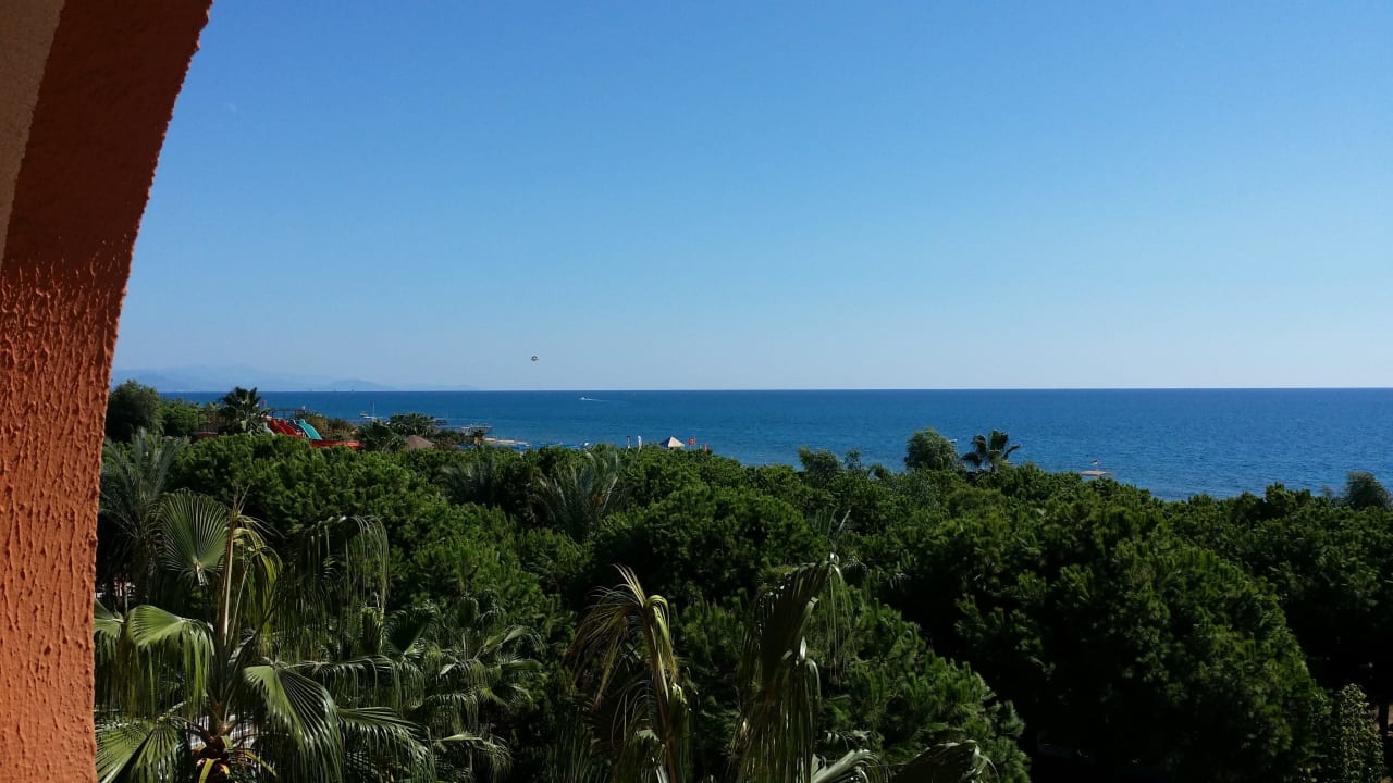 Blick vom Balkon Club Turtas Beach Hotel