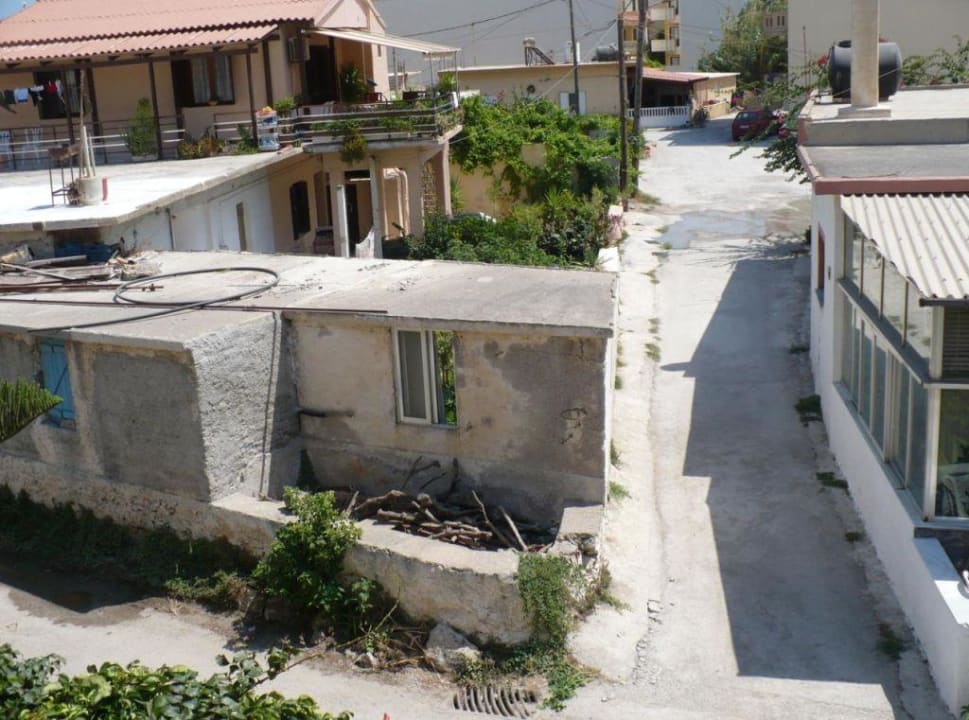 Widok z balkonu Hotel Christina Beach