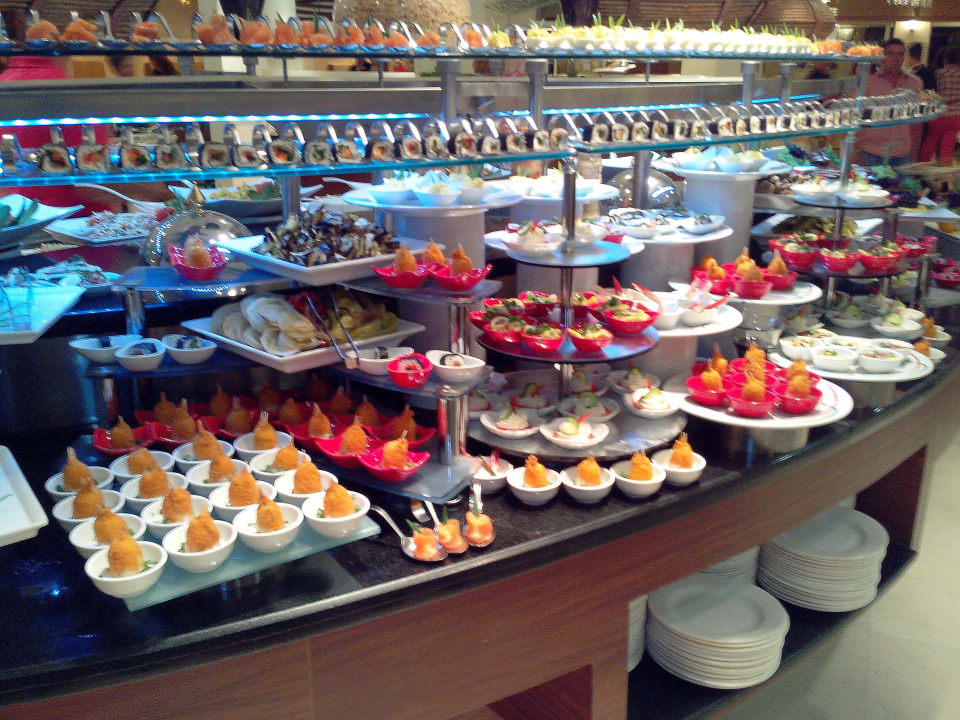 Nachspeisen Büffet Sunis Evren Beach Resort Hotel & Spa