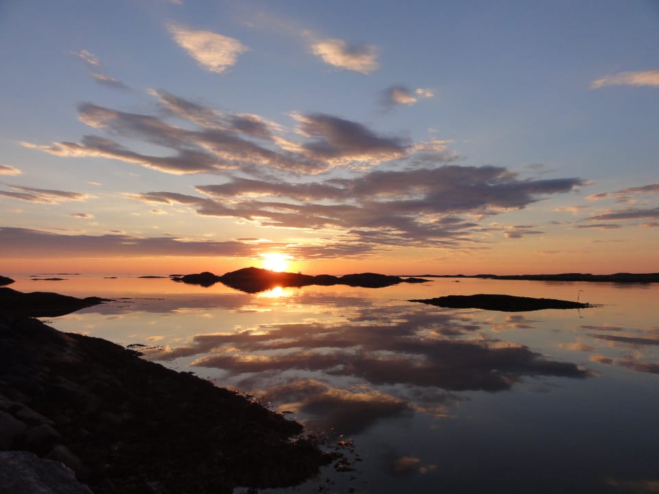 Sonnenuntergang - einfach herrlich Hotel Haholmen Havstuer