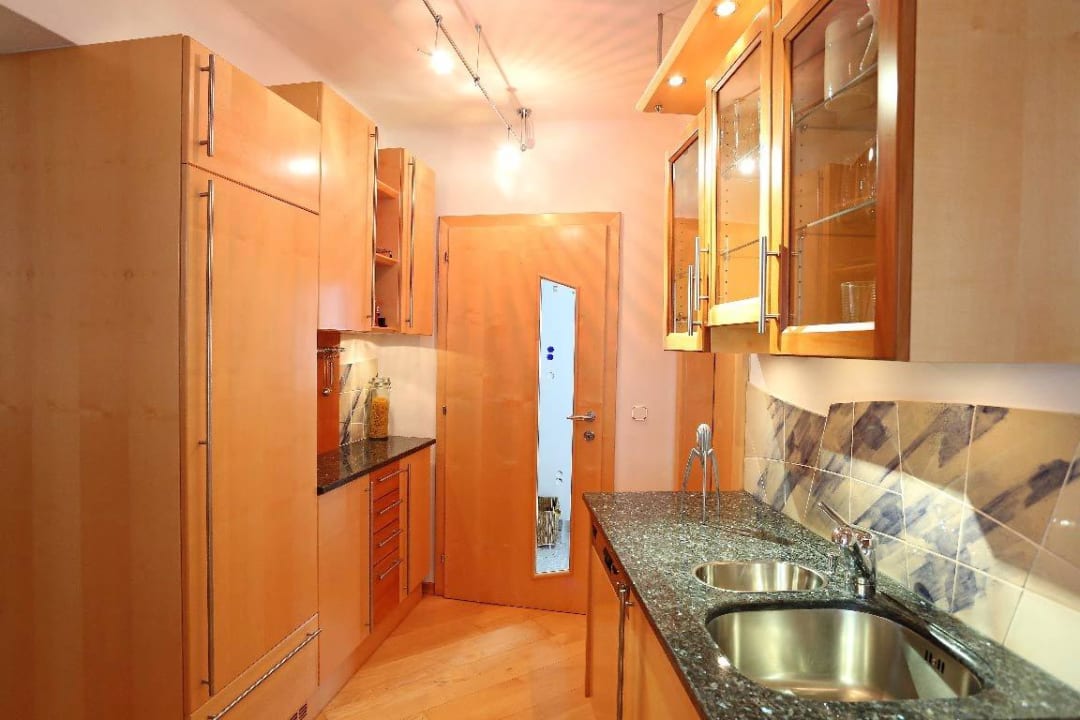 Küche im Ferienhaus Ferienwohntraum Haller - Villa Alpenchic