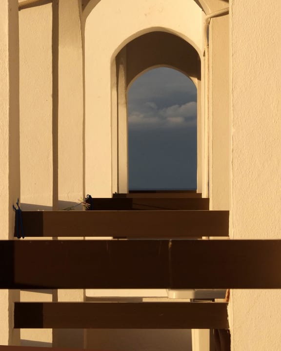 Blick über die Balkone Hotel Arrecife