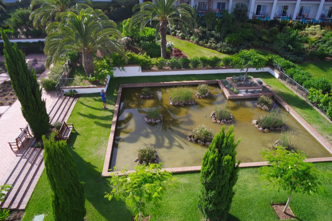 Gartenteich/ Blick aus Zimmer 322 Fuerte Conil-Resort